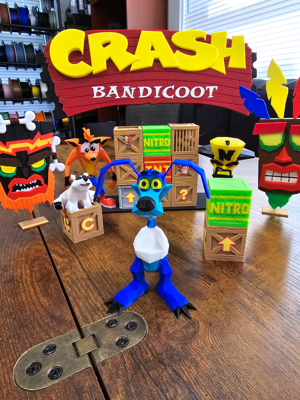 Low Poly Ripper Roo From Crash Bandicoot AMS READY
