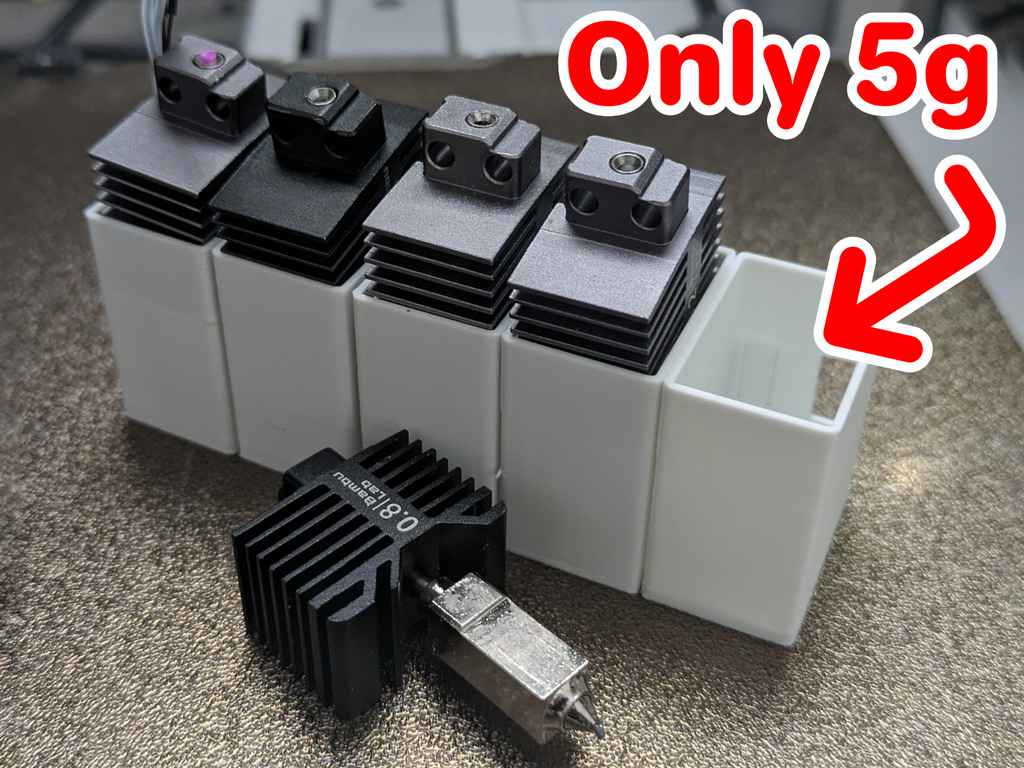 stackeable hotend box | P1P | P1S | X1C|