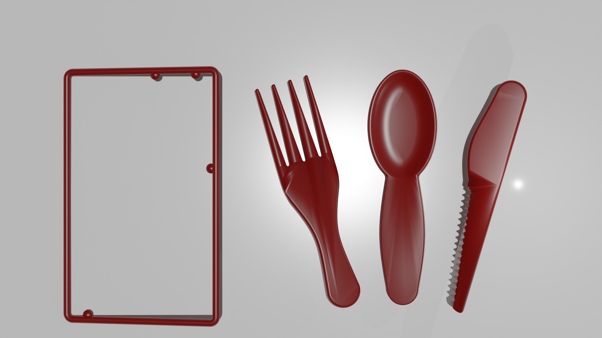 Camping / Credit Card Cutlery Set