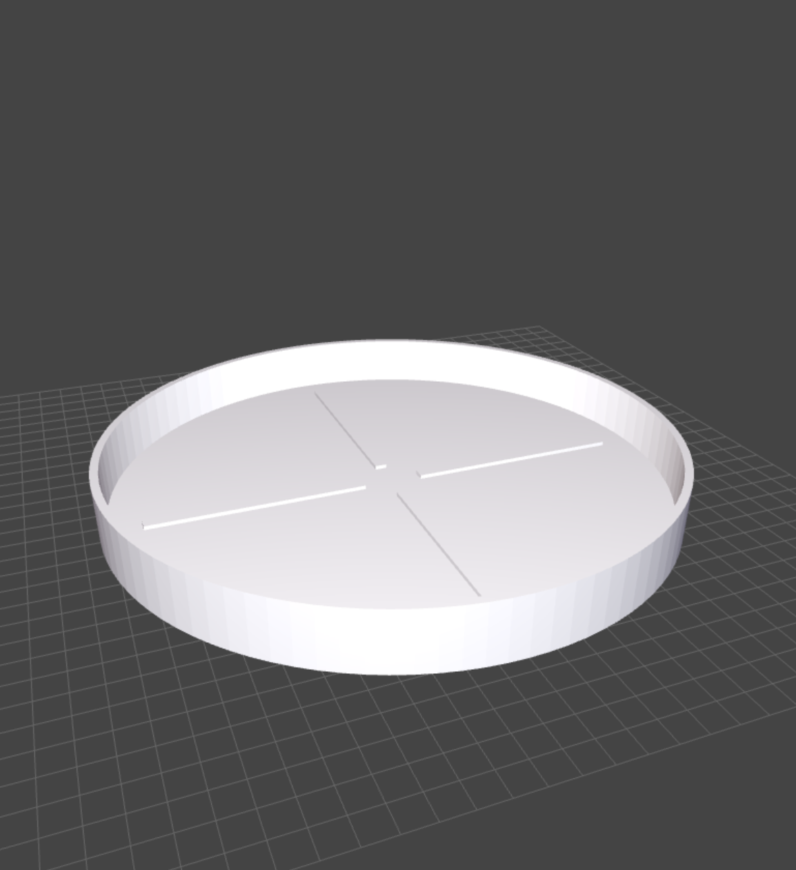 Plant Saucer - Customizable dimensions and shapes.