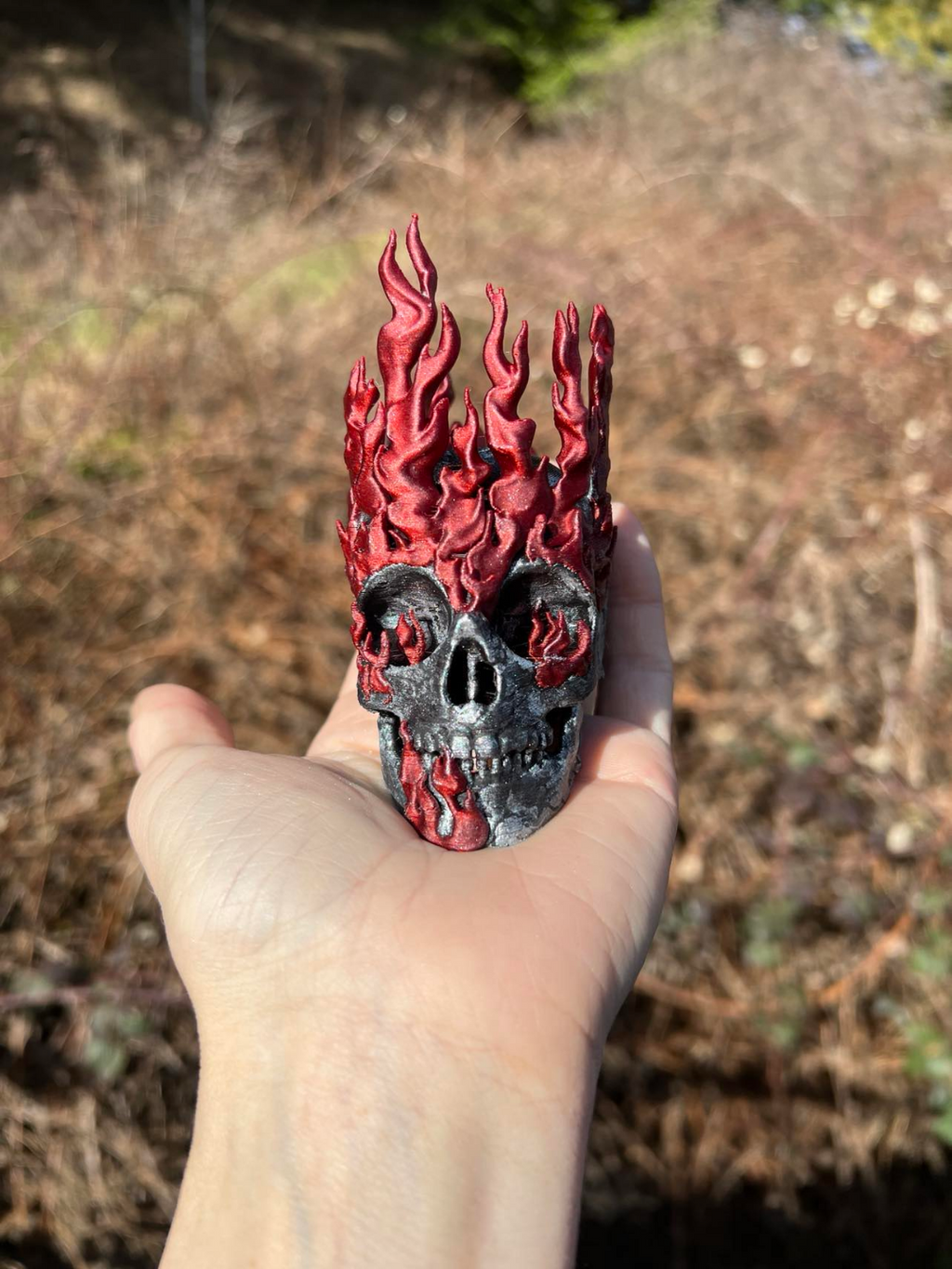 Fire Skull / flame skull