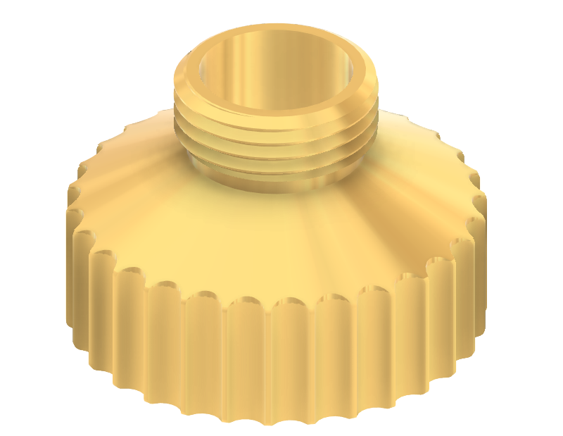 1-1/2" female NPT to 3/4" male garden hose adapter
