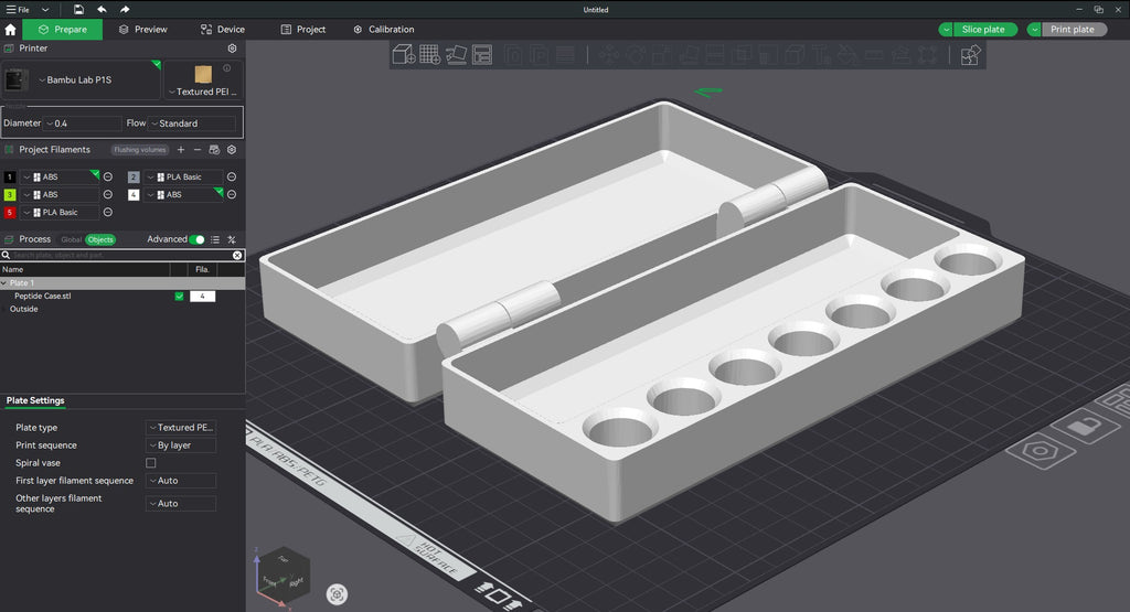 Peptide Case (Fits vials with caps)