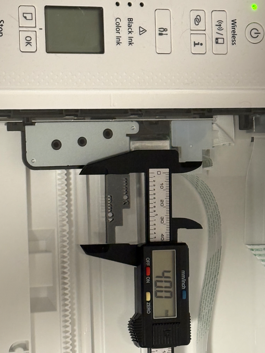 40mm bed scanner size calibration tool