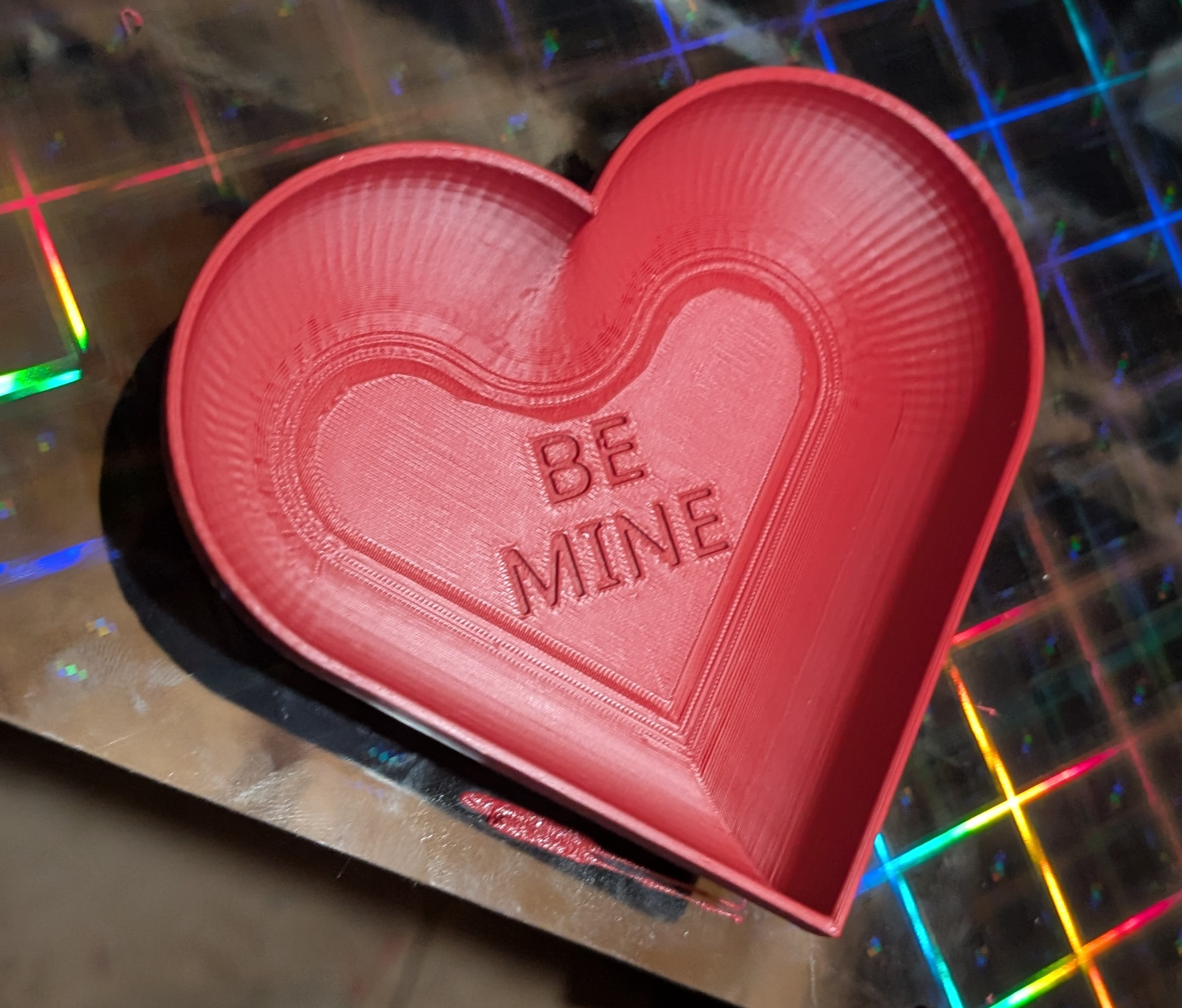 Valentines Candy heart bowl