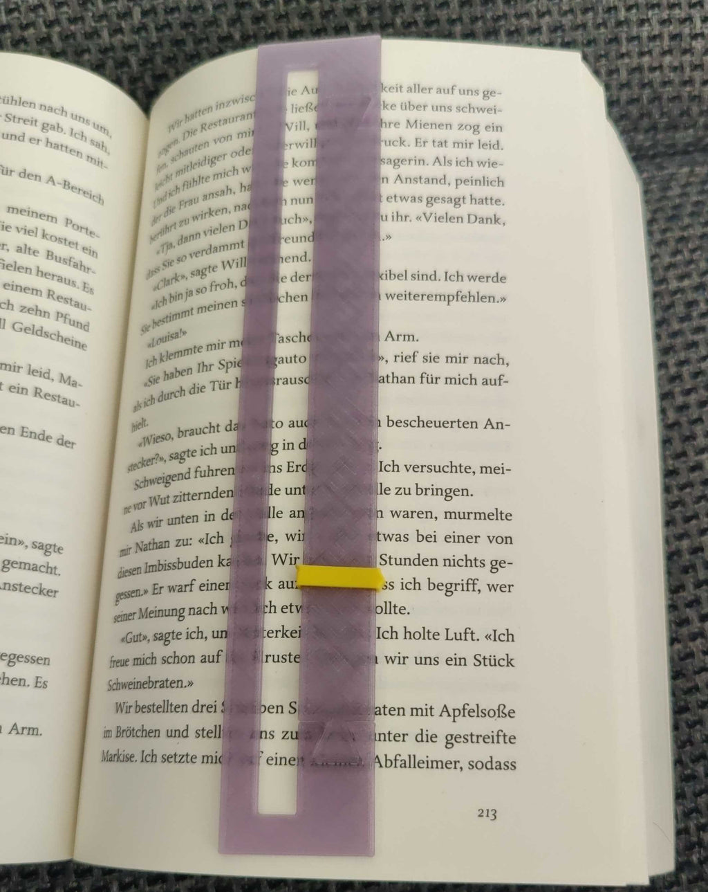 Bookmark with Line Marker