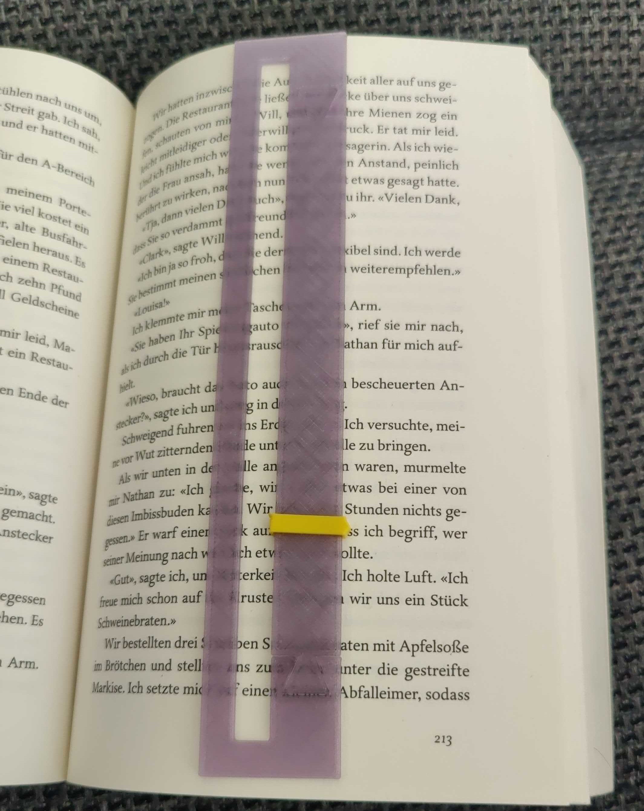 Bookmark with Line Marker