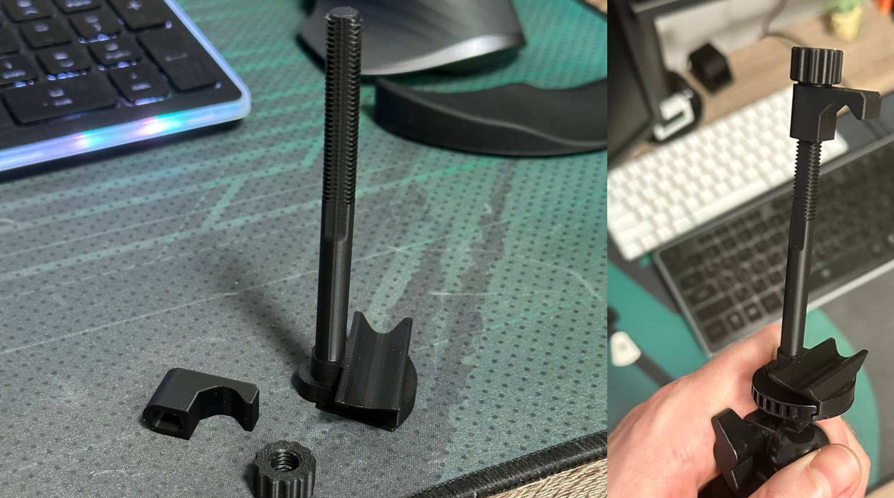 Phone holder for tripod
