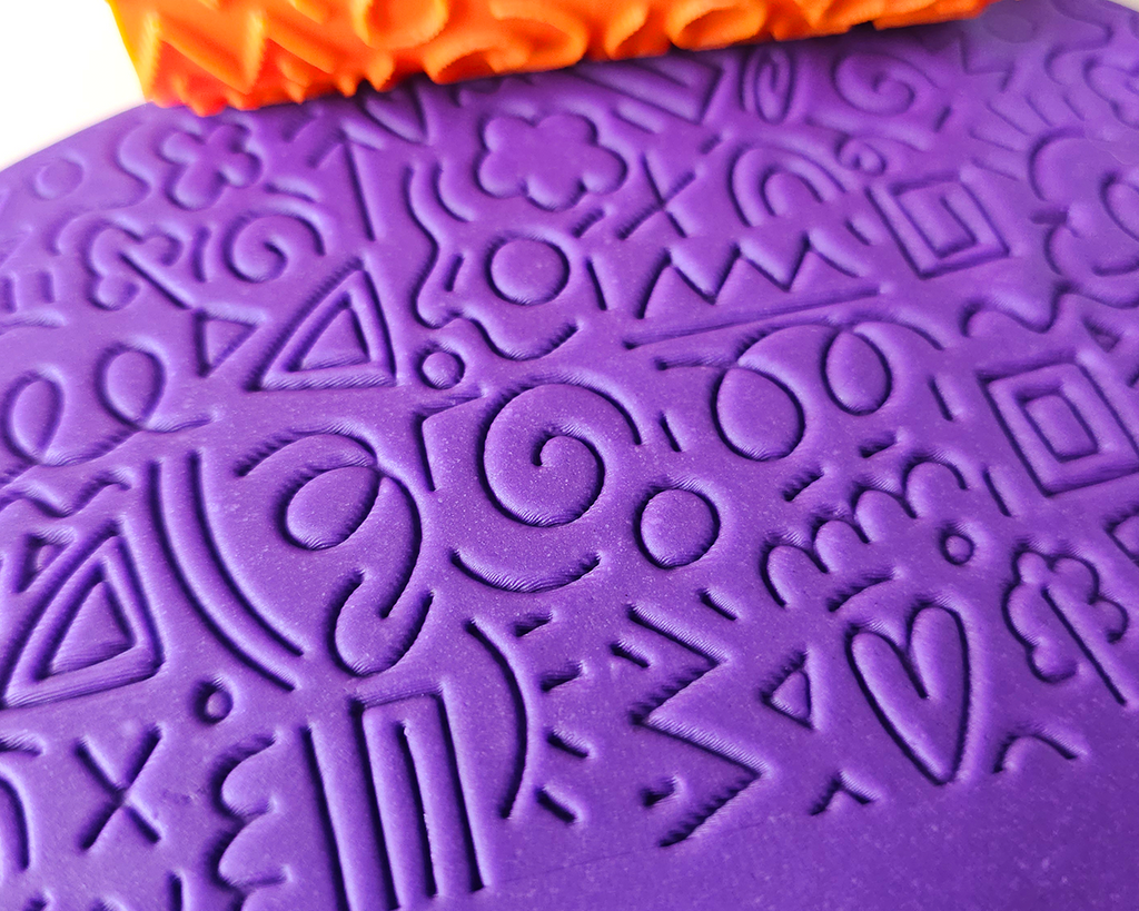 Texture Roller Squiggles