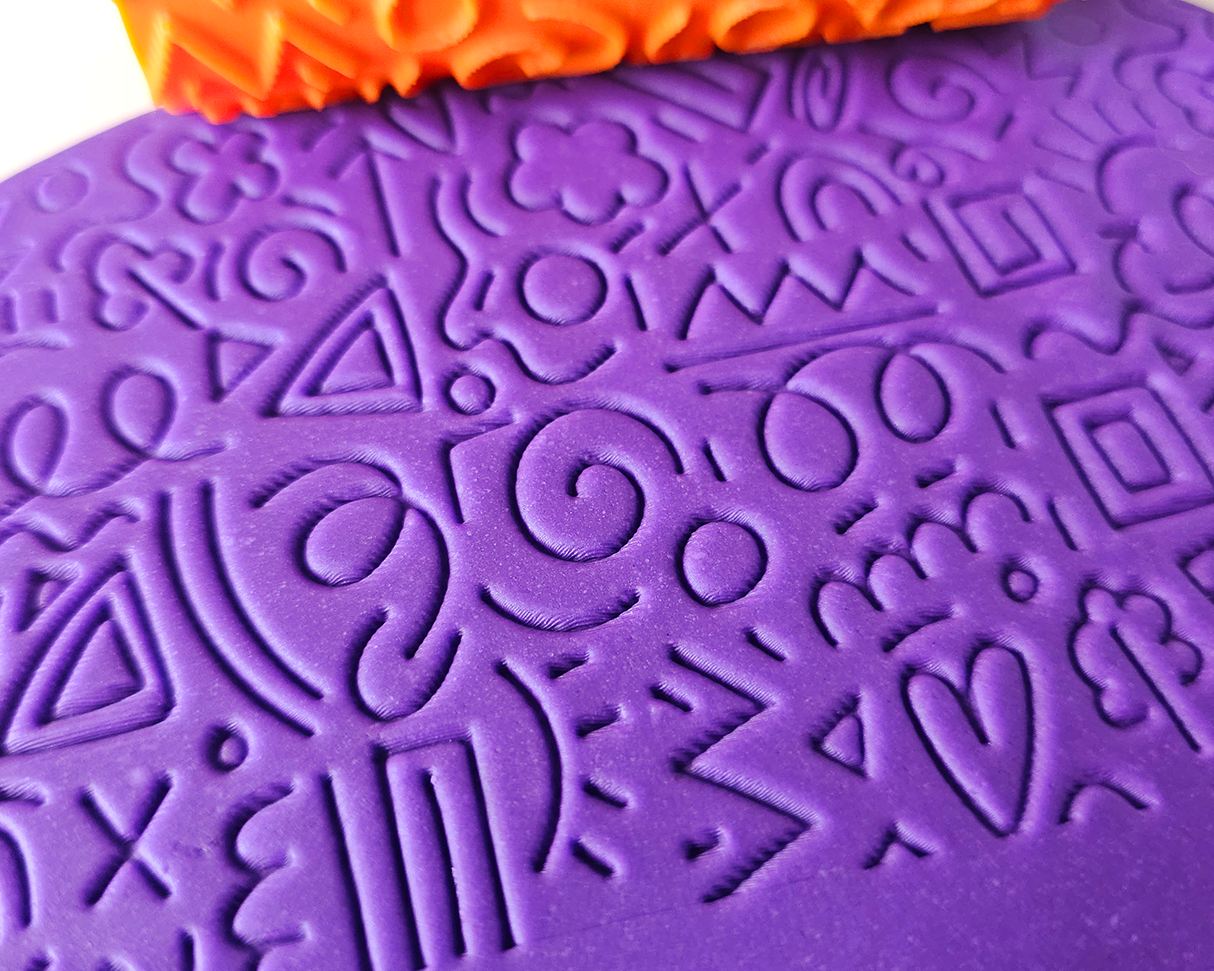 Texture Roller Squiggles