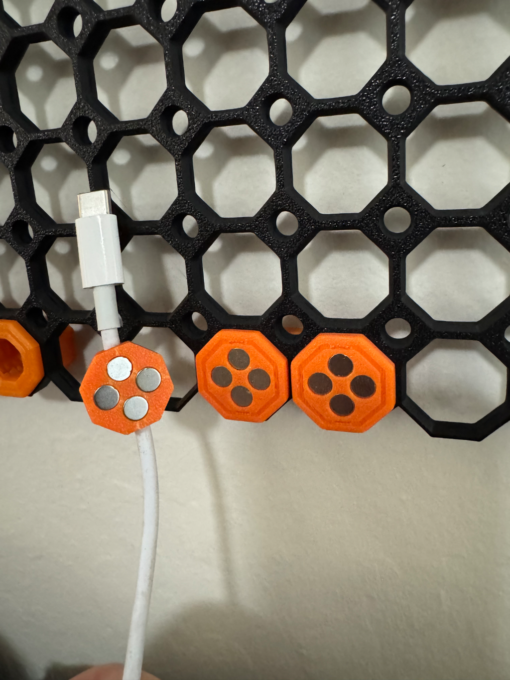 Multiboard magnetic cable mount