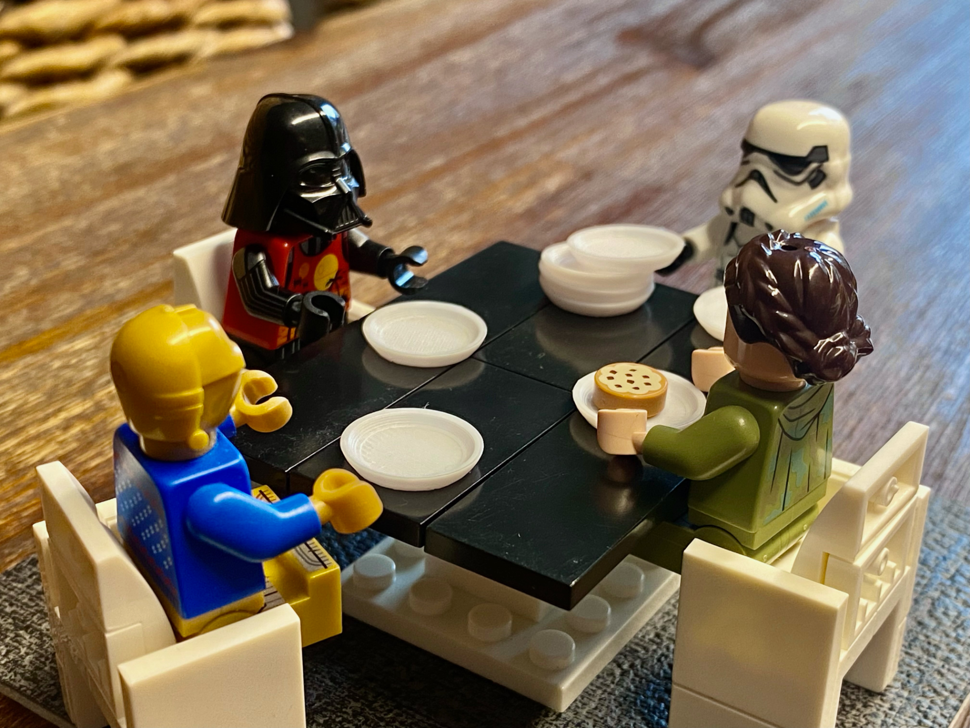 Dollhouse Plate perfect Lego_size