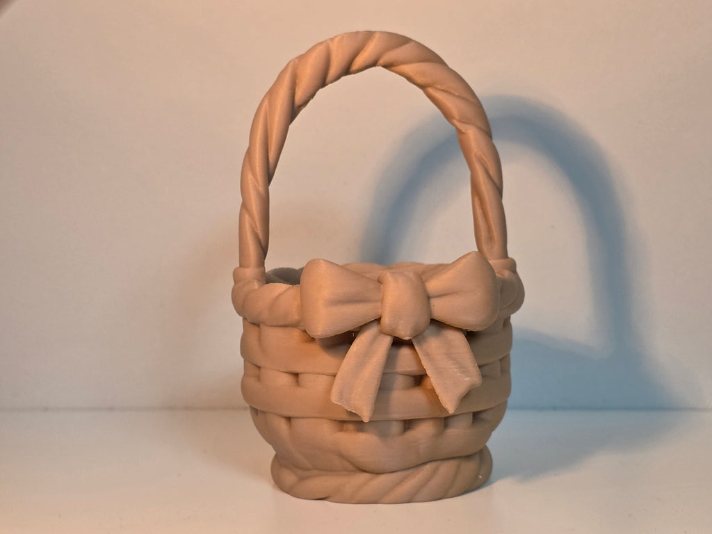 Decorative Basket with Bow for Egg