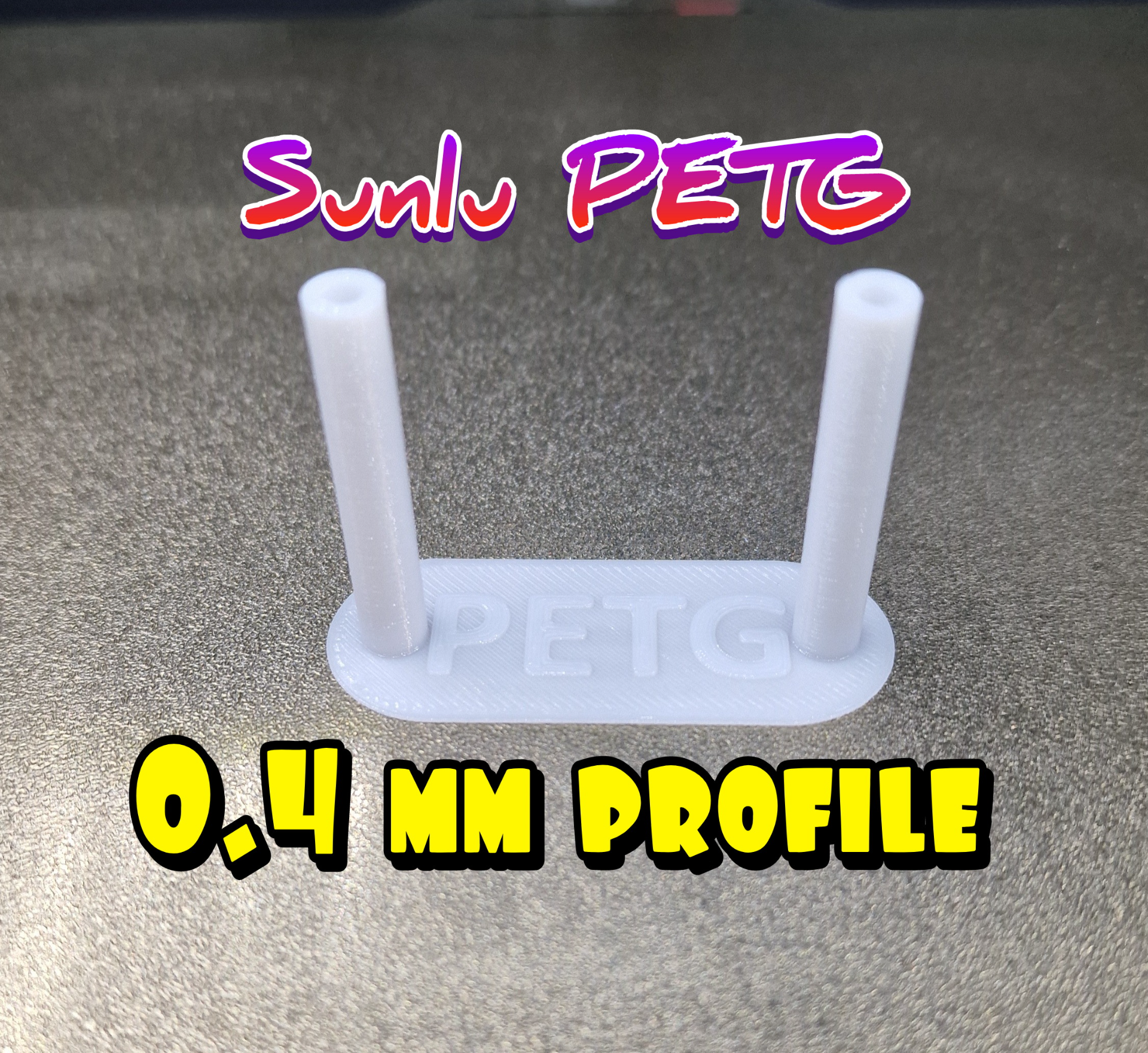 Sunlu PETG profile for 0.4 mm Hotend