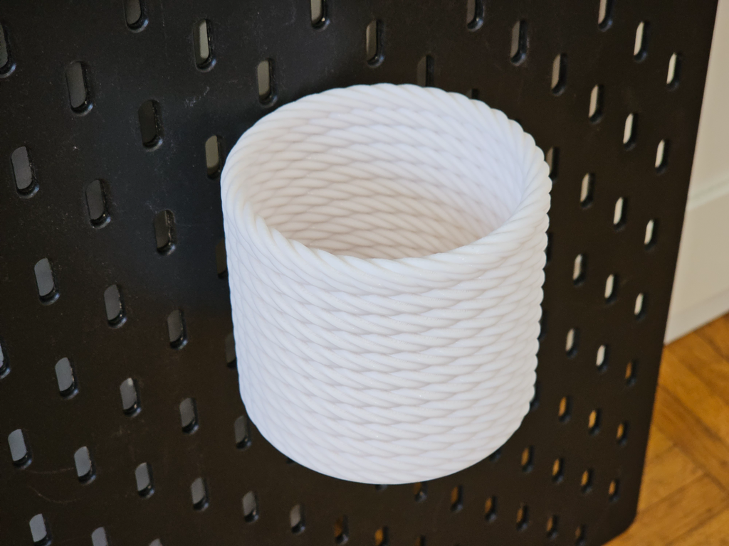 Rope Container for IKEA Skadis