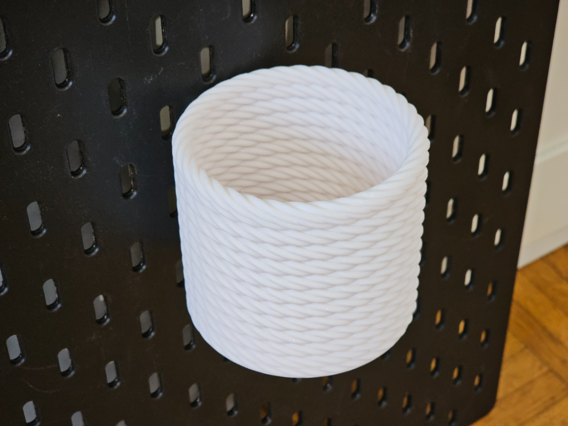 Rope Container for IKEA Skadis