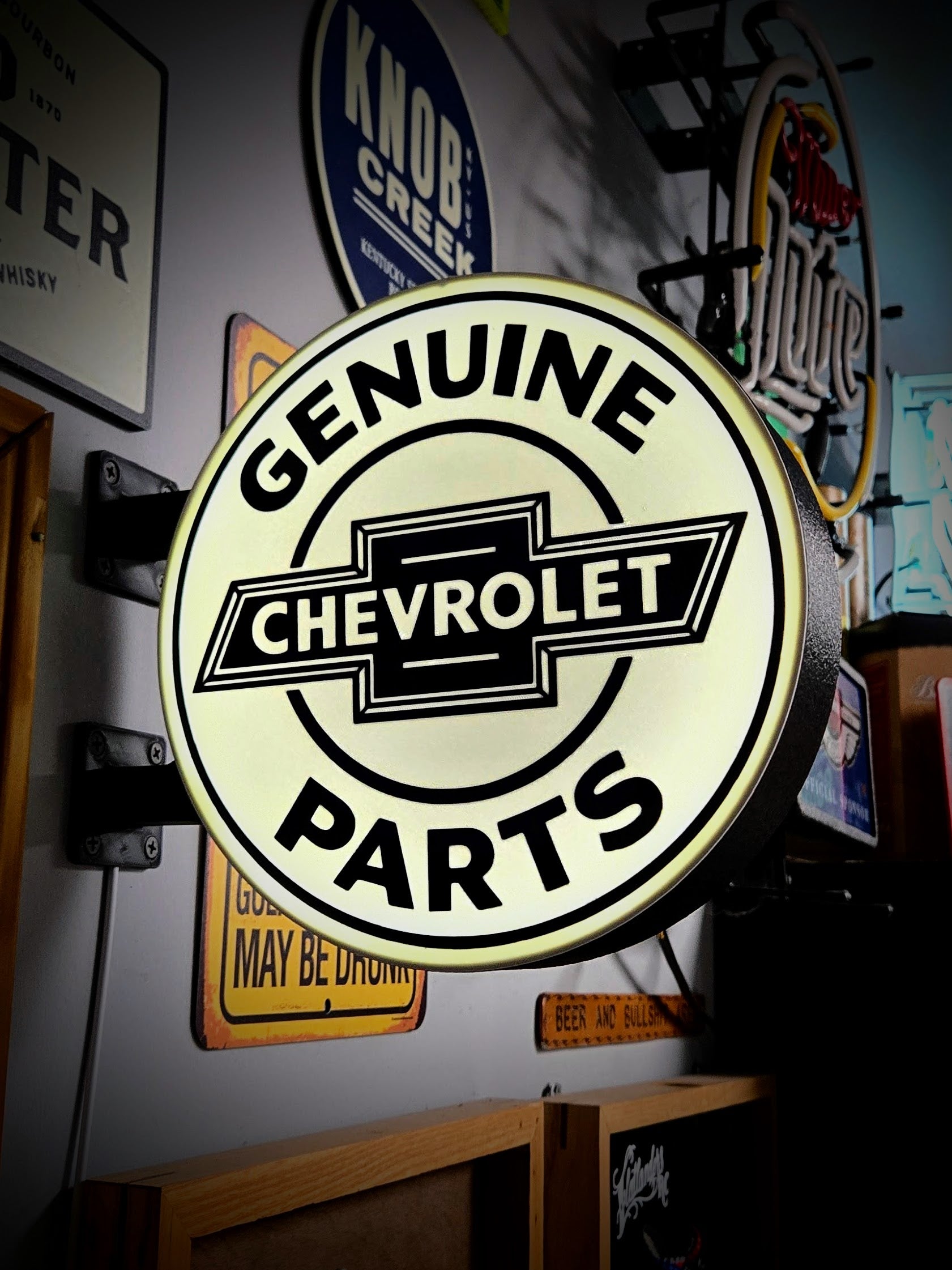 CHEVROLET - 2-Sided Gas Station Lightbox Sign