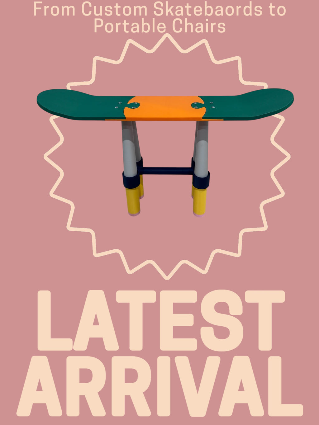Skateboard Stool/Chair 732mm (28")