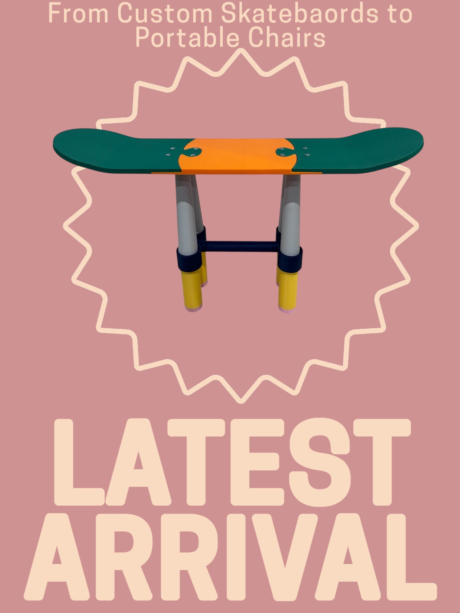 Skateboard Stool/Chair 732mm (28")