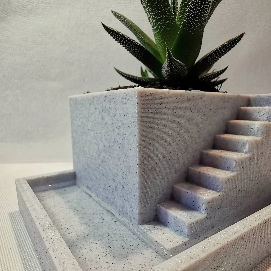 Planter with stair