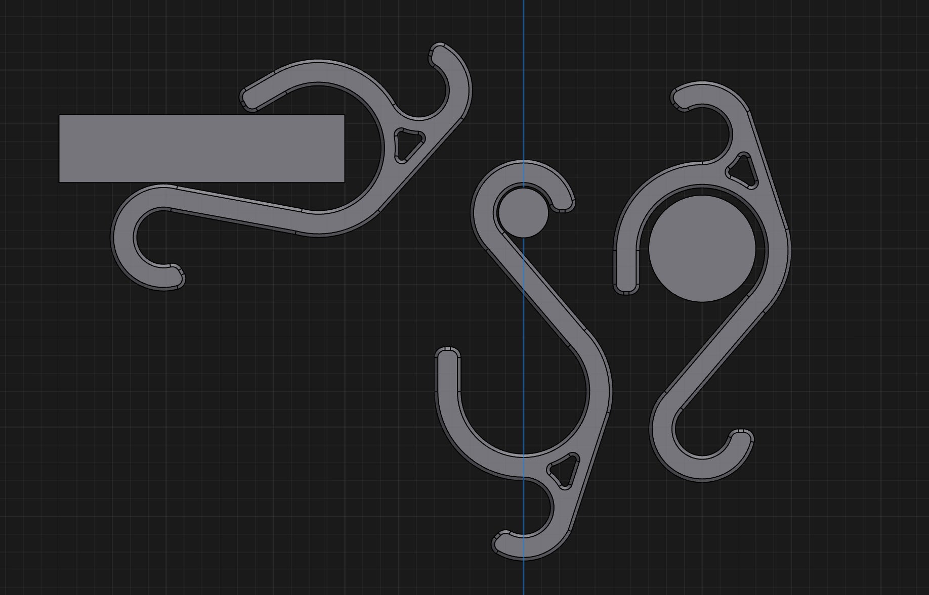 Bag hook 3in1