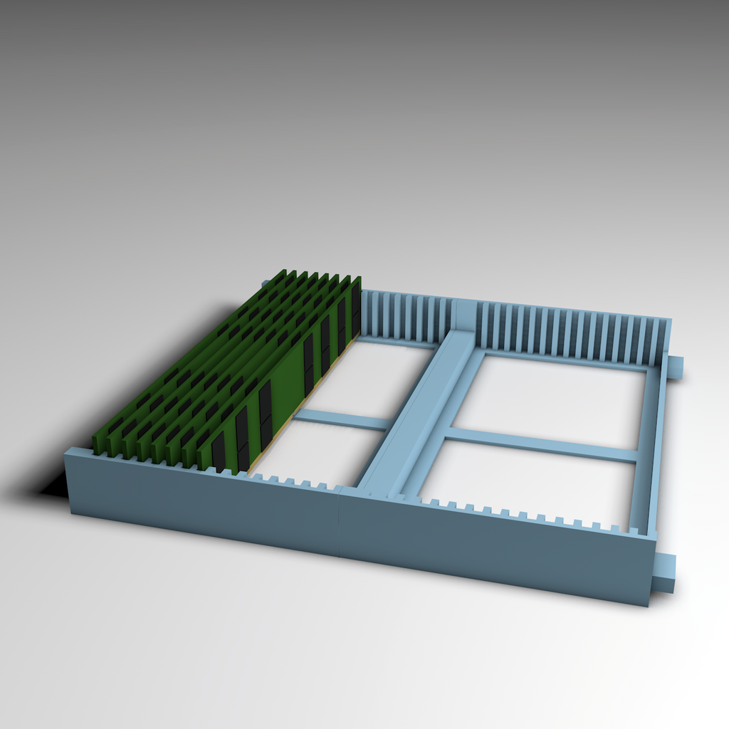 DIMM/RAM Stick Holders Multi-Locking