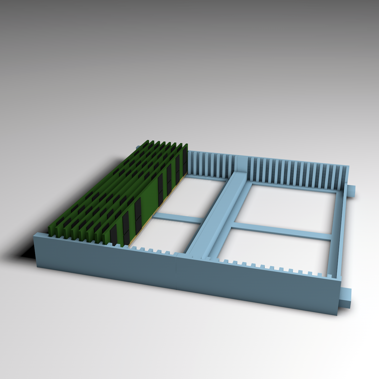 DIMM/RAM Stick Holders Multi-Locking