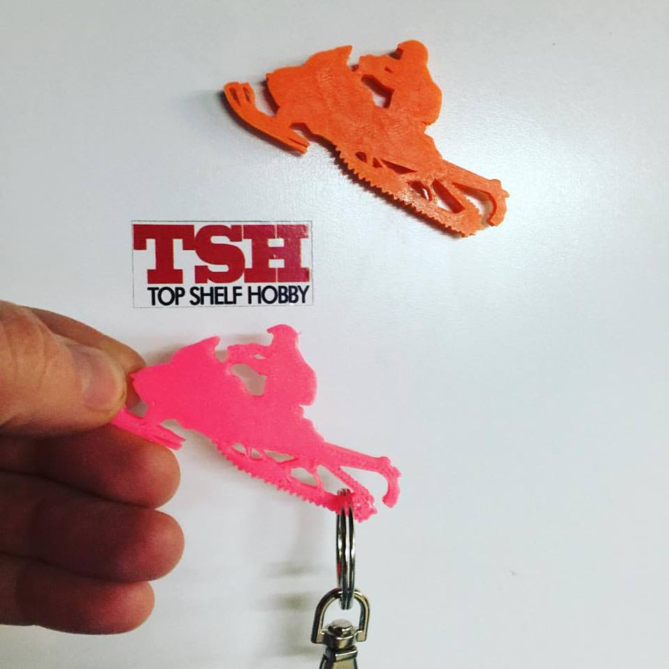Snowmobile Keychain Skidoo Rev Summit Gen 4/5