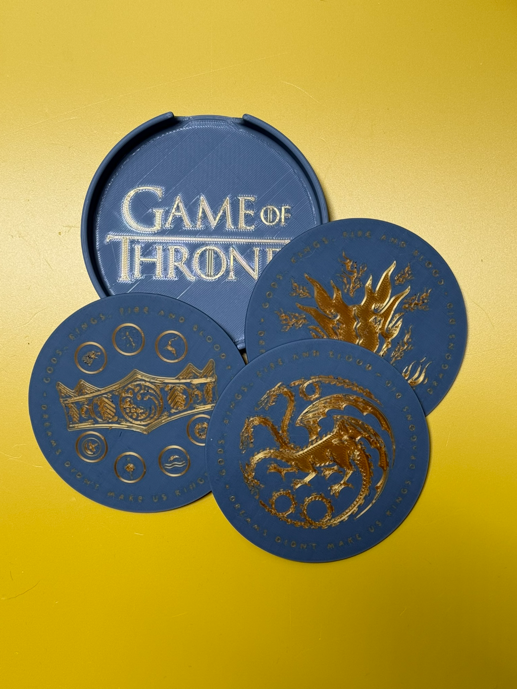 Game of Thrones coaster set with container