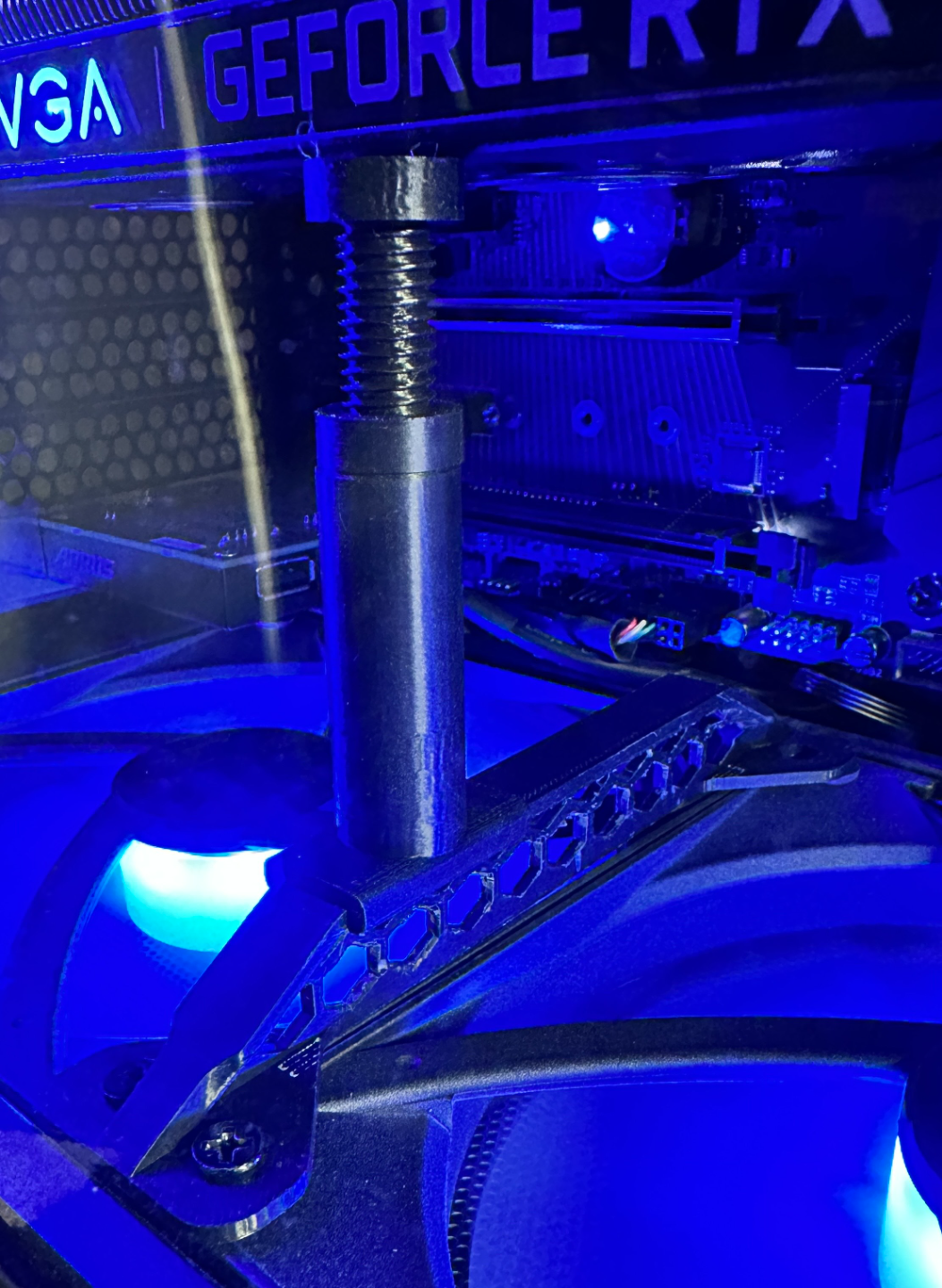 NZXT H6 fan mount GPU anti sag brackets