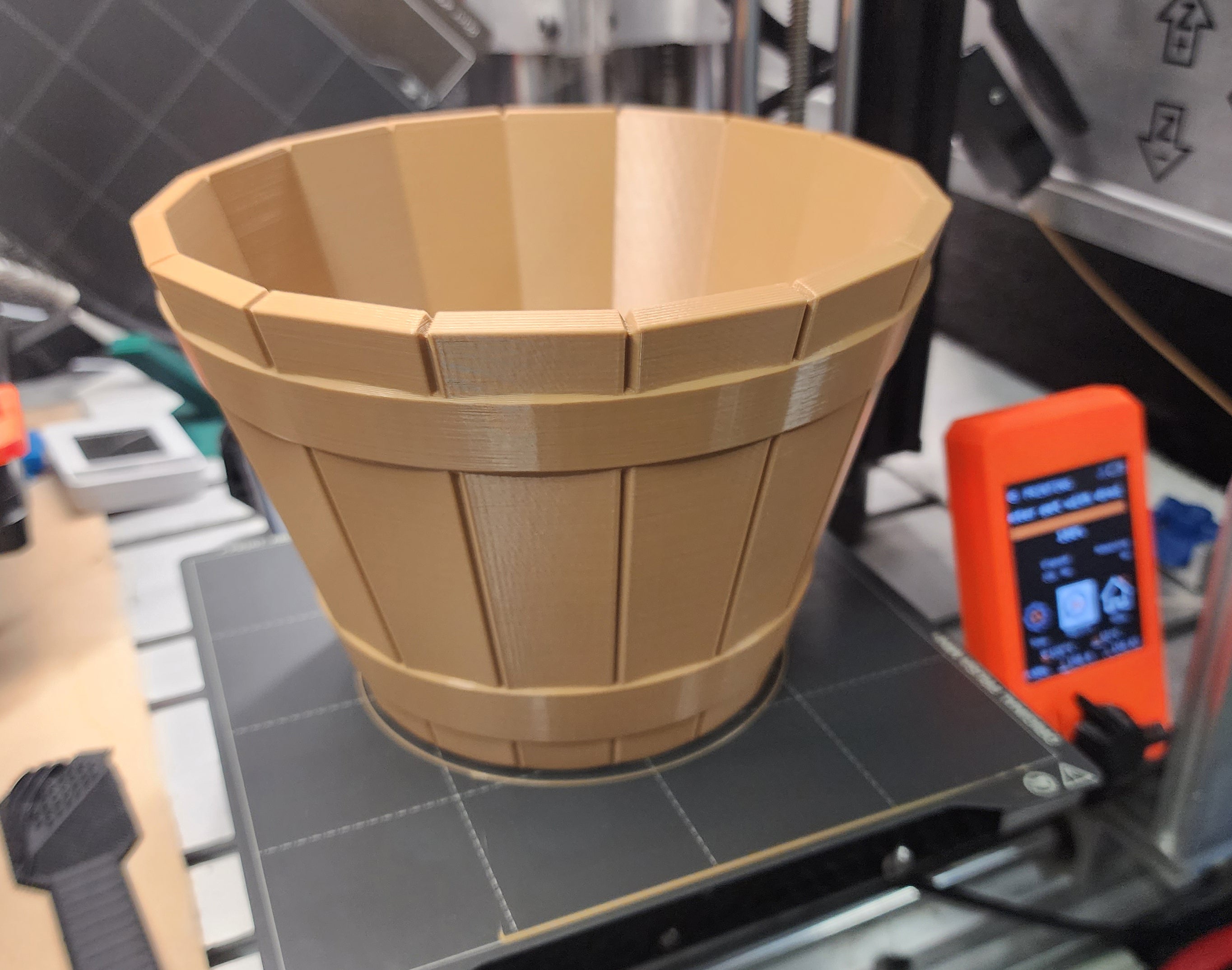 Wood Plank Planter Pot - No Supports