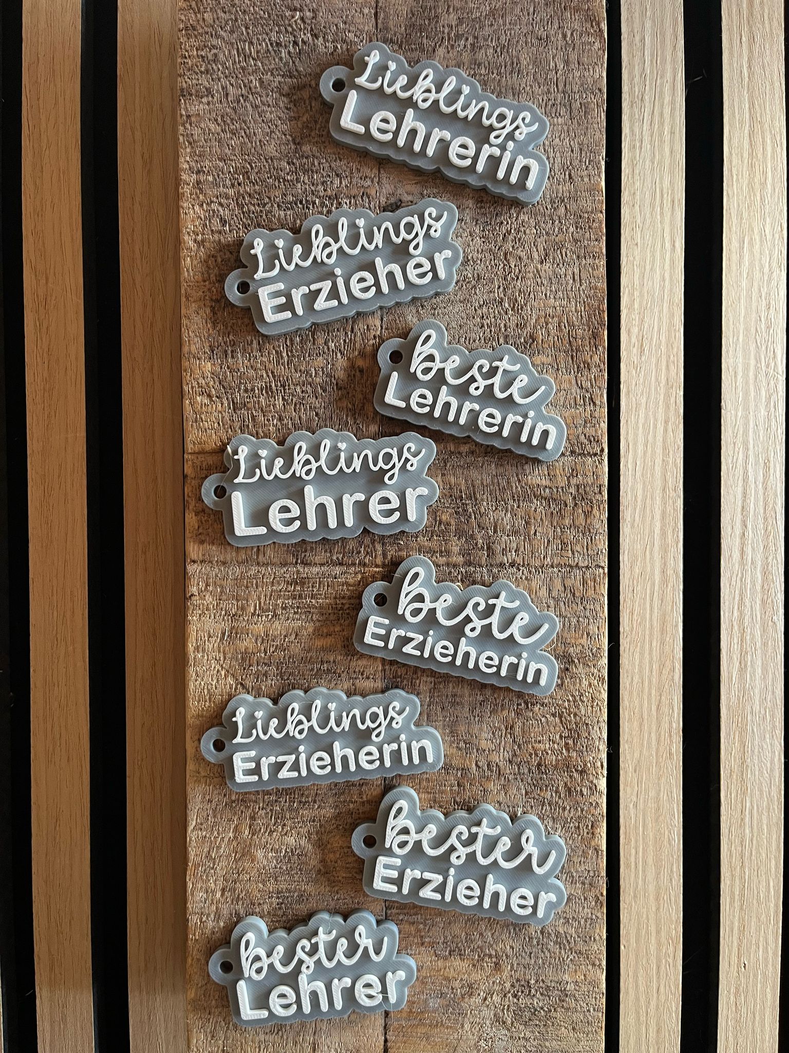 Schlüsselanhänger Lehrer/in + Erzieher/in