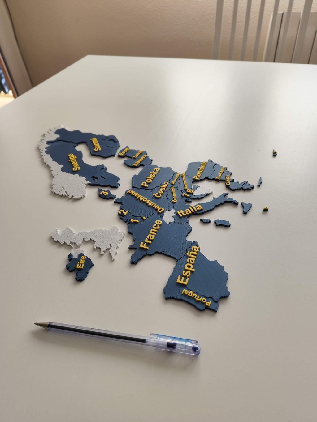 European Union countries puzzle