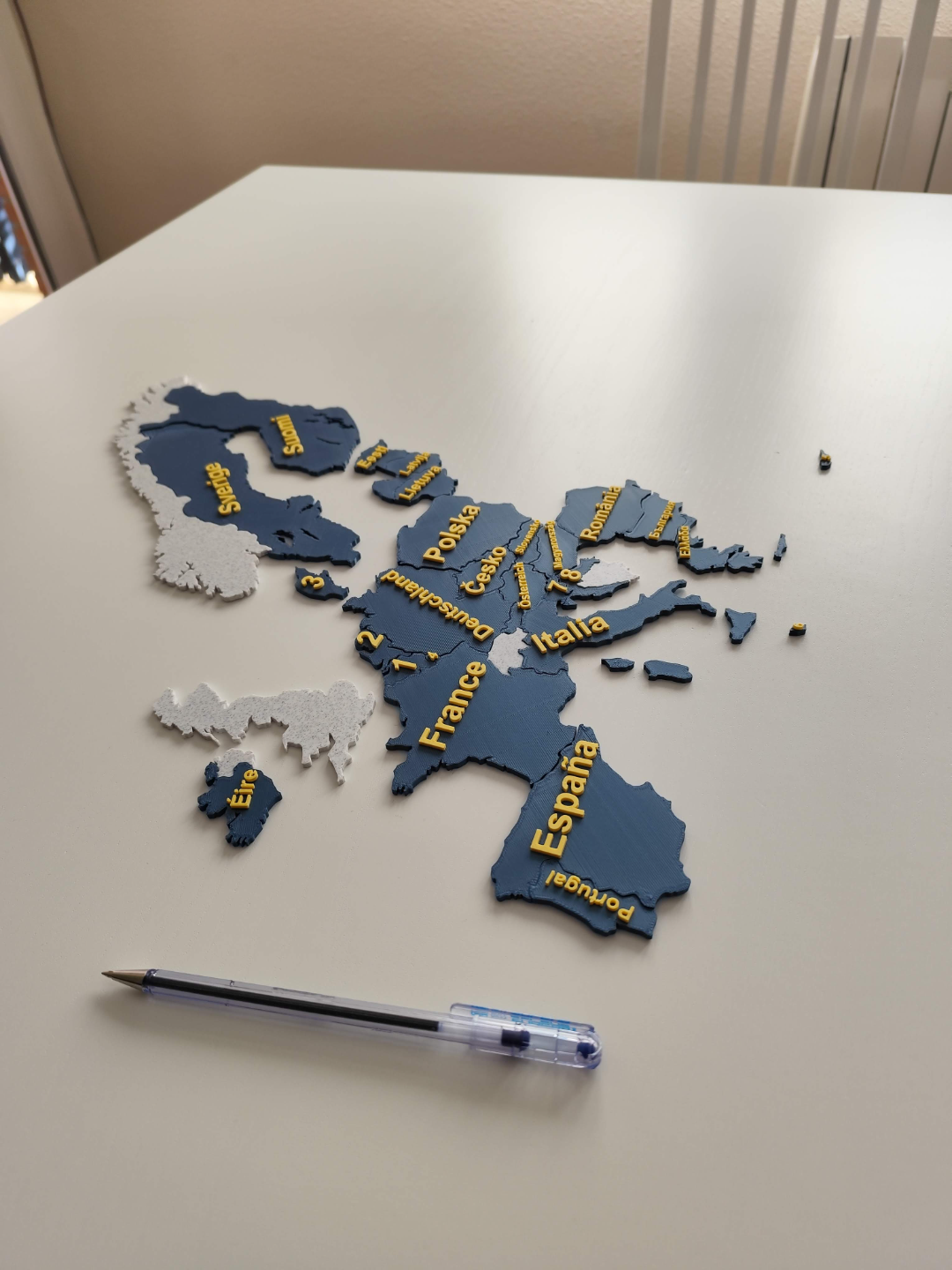 European Union countries puzzle
