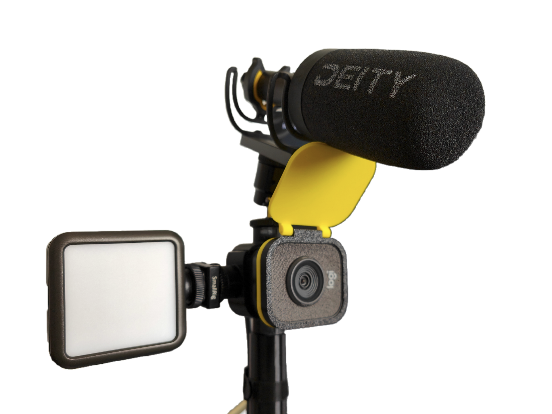 Quad-Mount Logitech StreamCam Tripod Holder