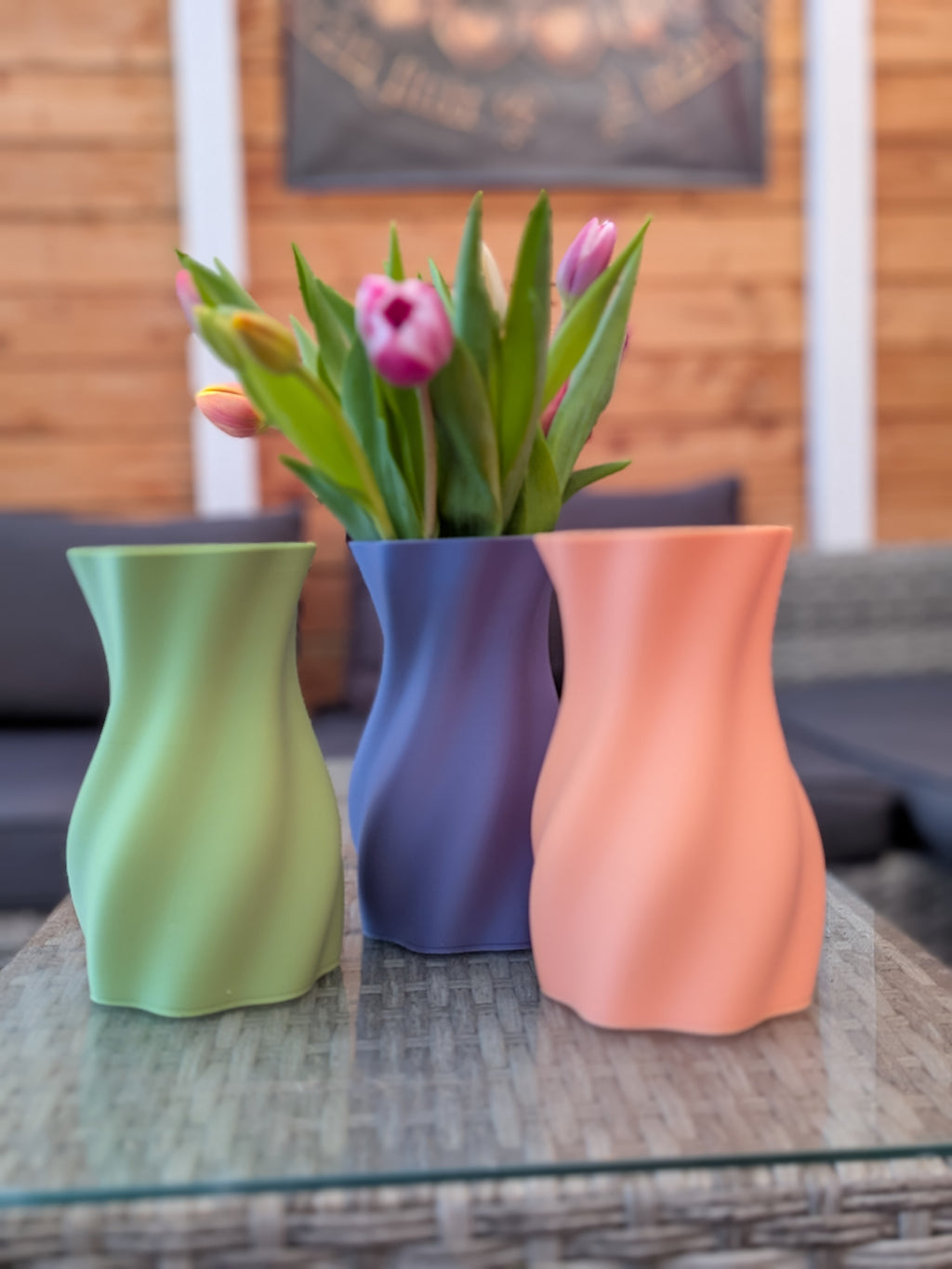 Große elegante Vase wasserdicht kommerziell