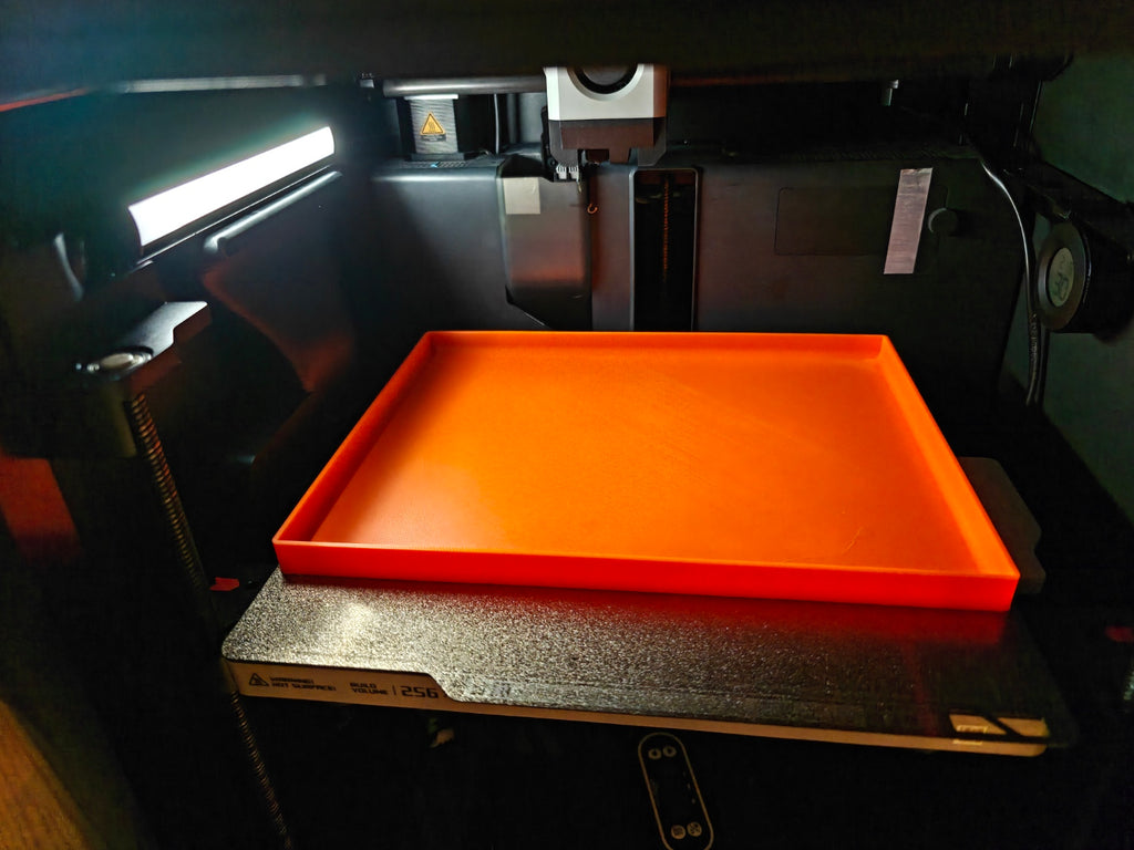 Simple Tray - 254 x 200mm - Made to fit on P1S/P2S