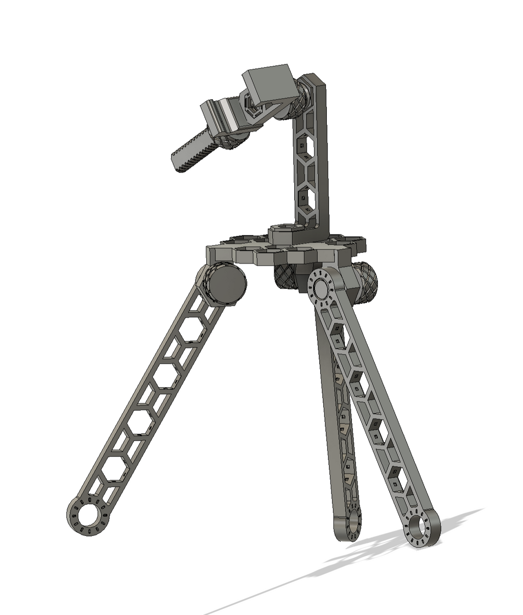 Tripod for phone with Honeycomb mashup