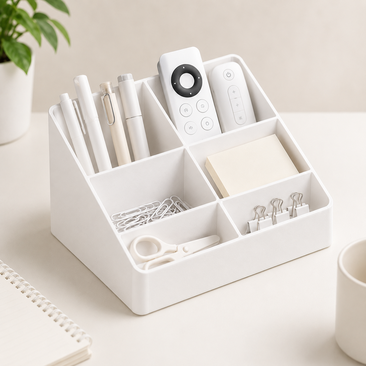 Desk Organizer 6格桌面收纳盒｜遥控器笔筒收纳架