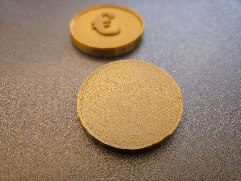 Euro Coin with NFC-Insert