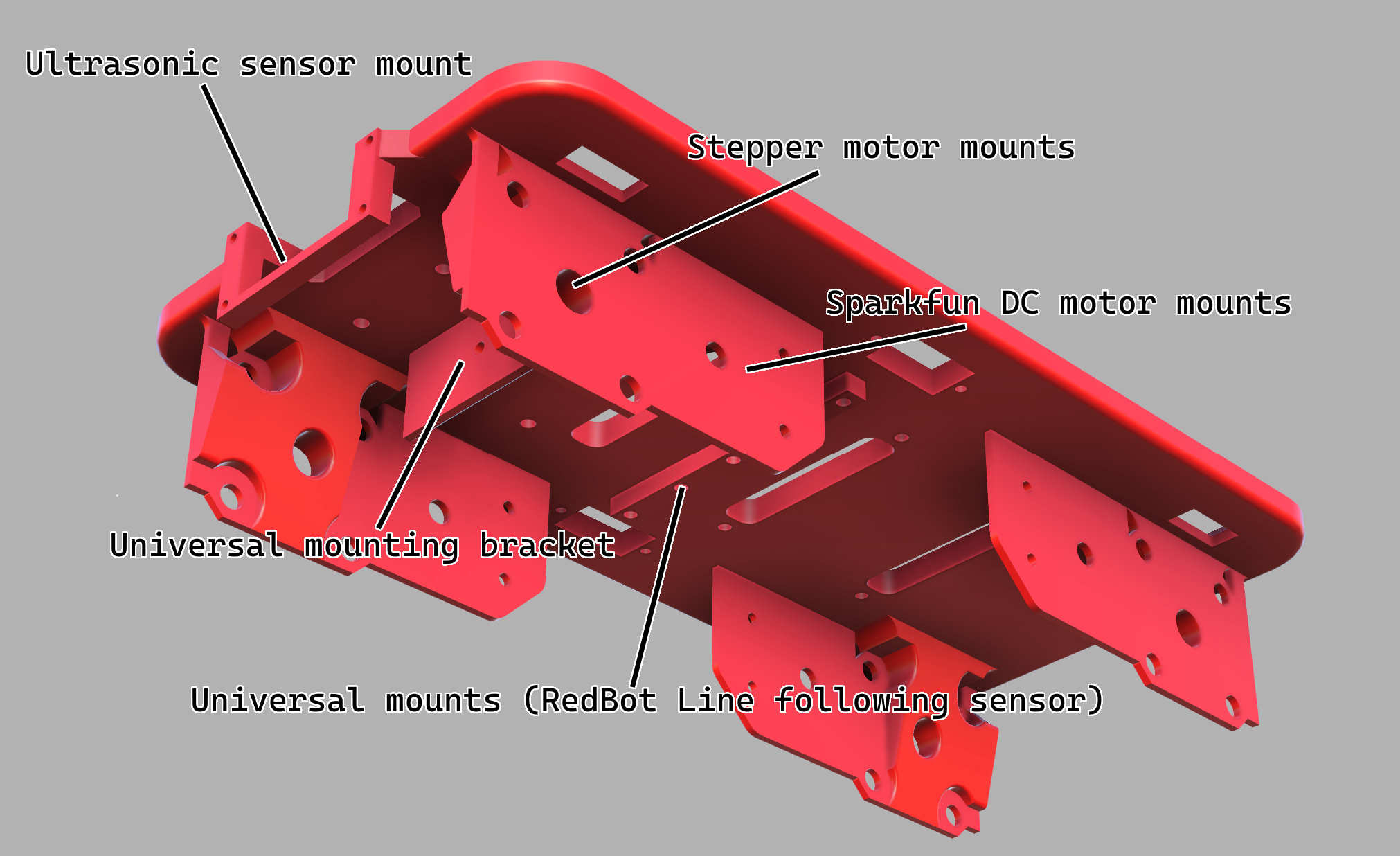 SparkFun XRP Robot Frame