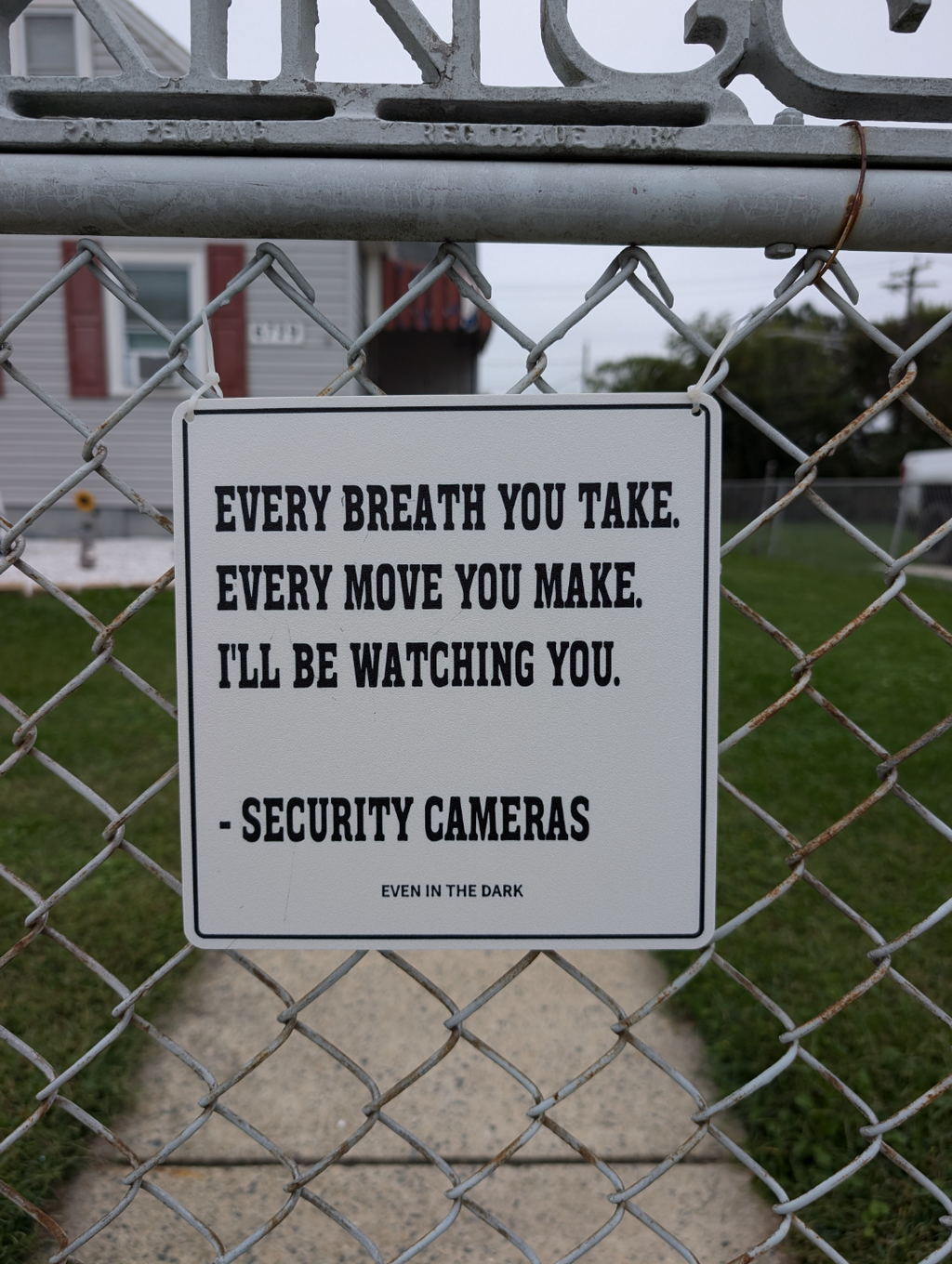 Security Camera Sign