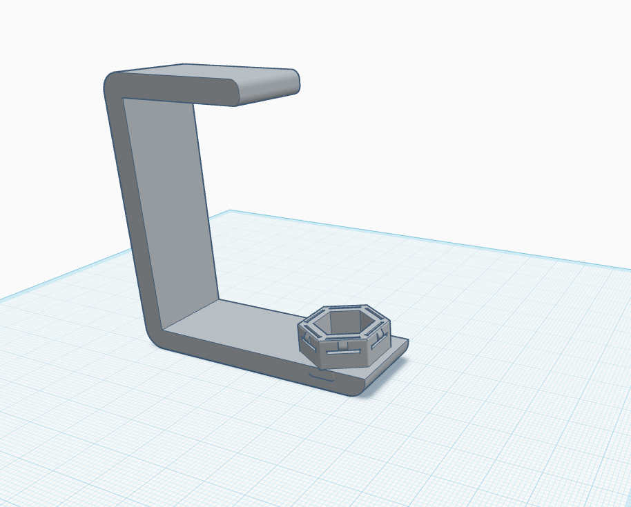 Honeycomb Wall Cubicle Hook w M4 insert