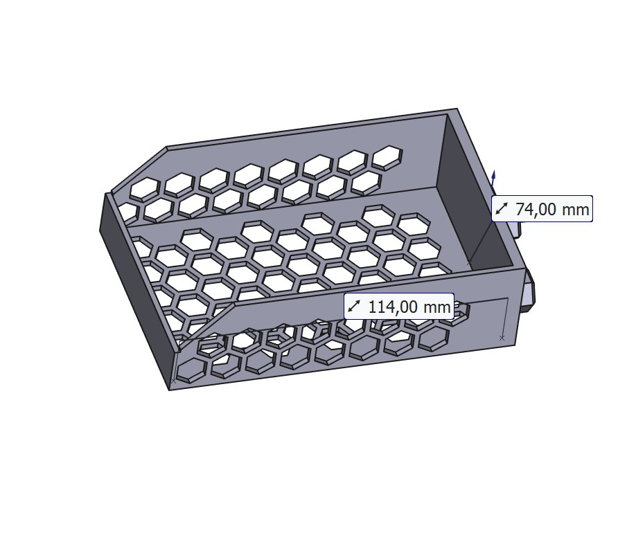 Several types of shelves for HSW mounting system.