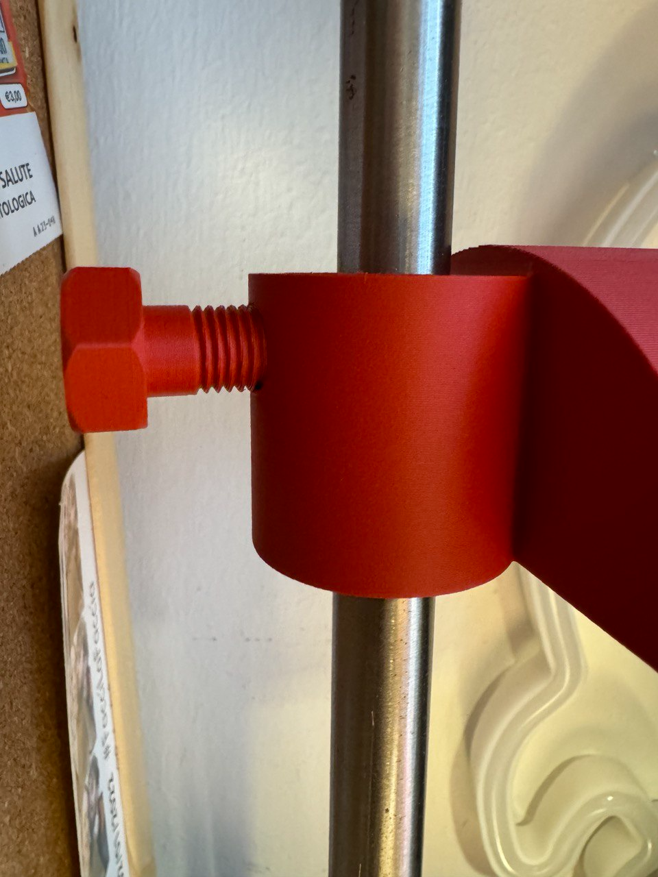 Ikea lamp headphone holder