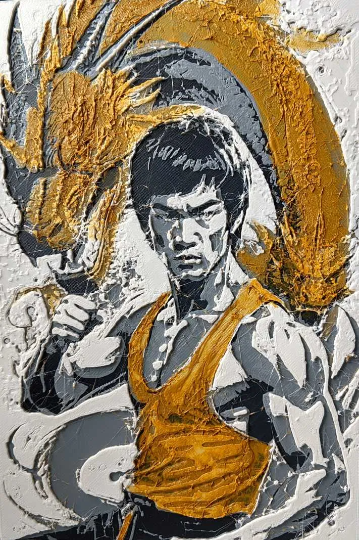 Bruce Lee hueforge
