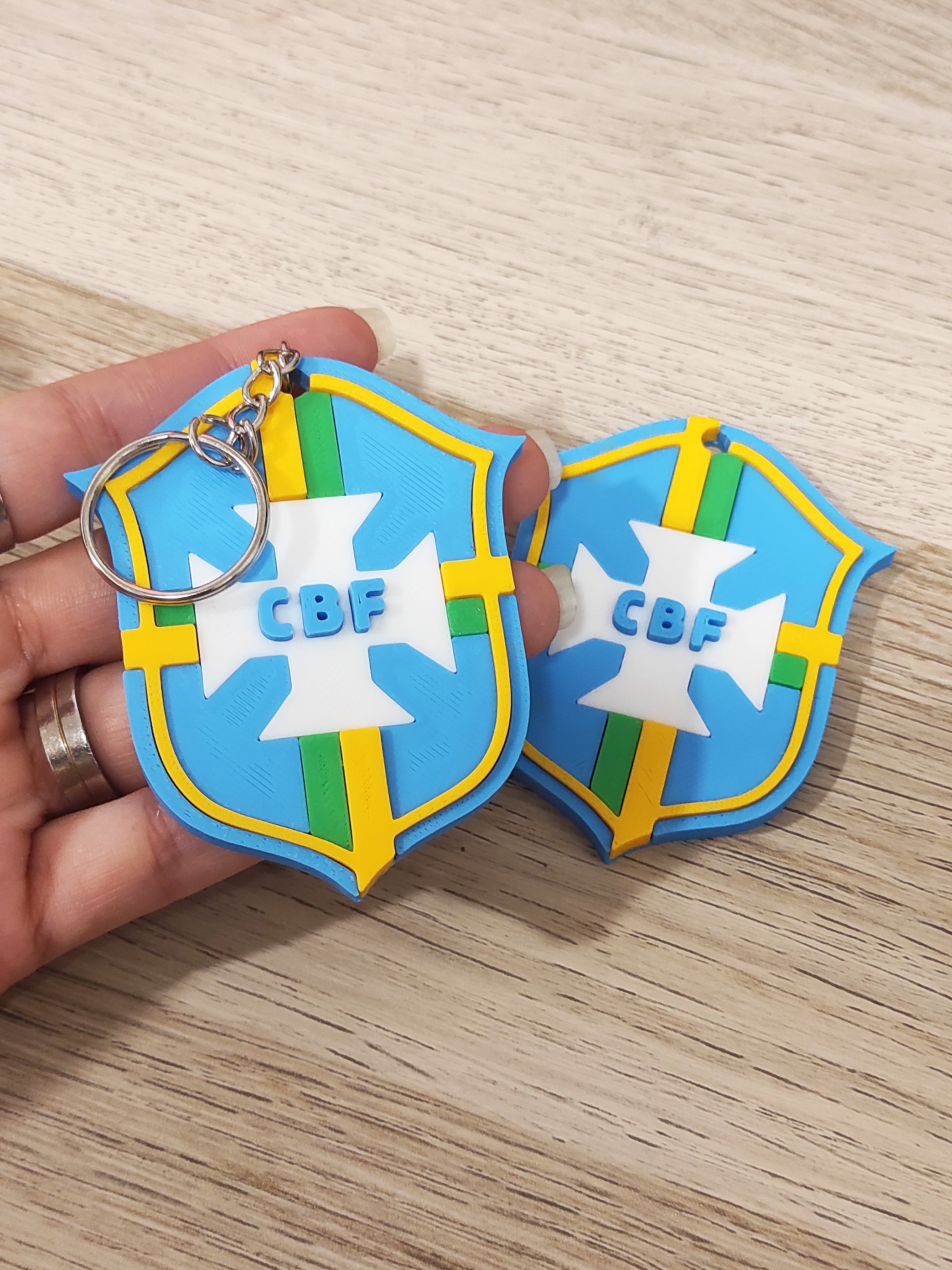 Escudo CBF Brasil Chaveiro Multiparte - NO AMS