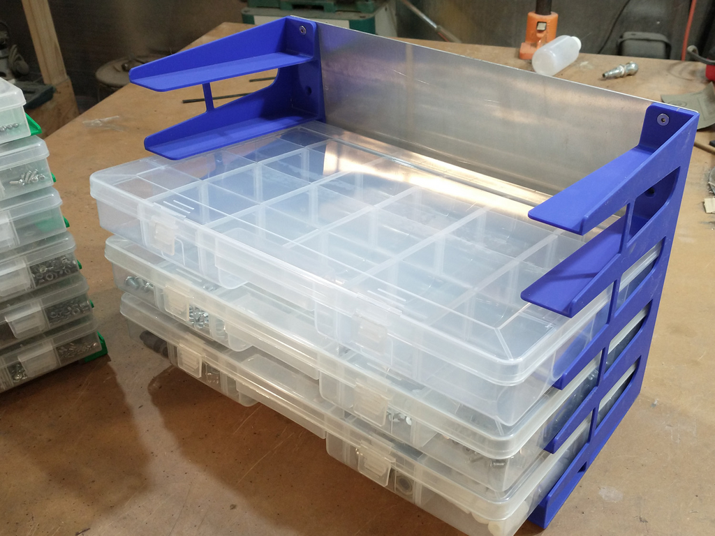 Rack for Harbor Freight Compartment Boxes