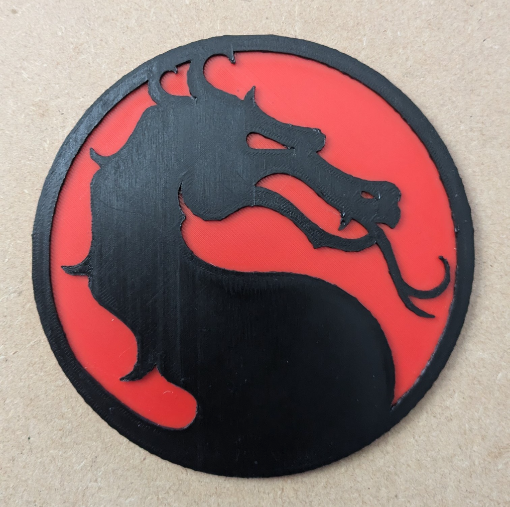 Mortal Kombat Logo Coaster