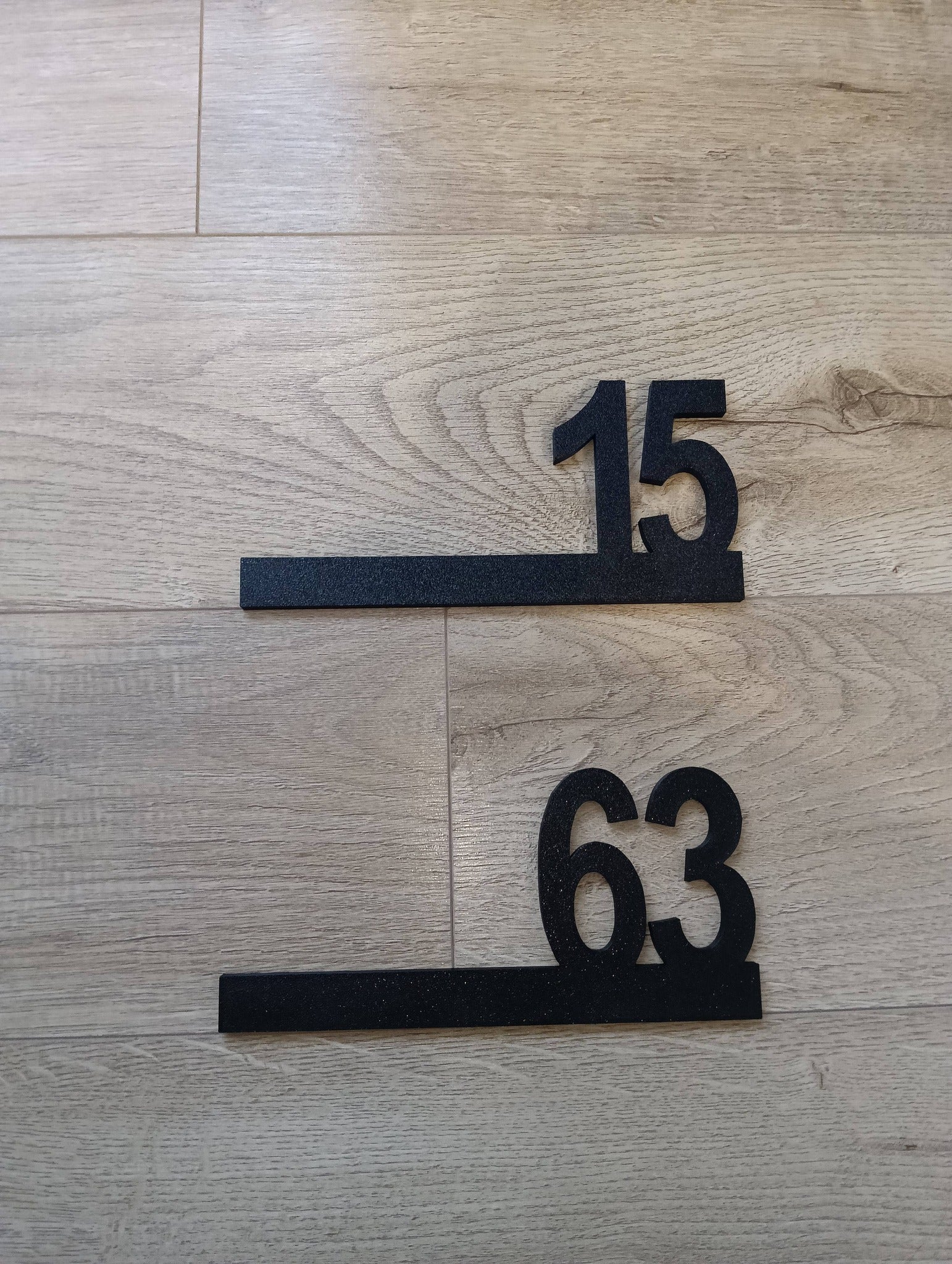 House/ Street number 15 and 63